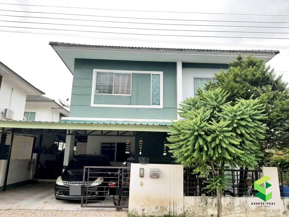 Single house for sale, The Trust Srinakarin-Phraeksa. Next to Sarasas School Near Bang Pu Industrial Estate, Samut Prakan